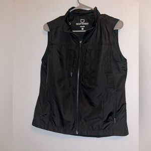 SCOTTeVEST Featherweight Womens Vest Black RFID 16 pockets Water Repel Size M
